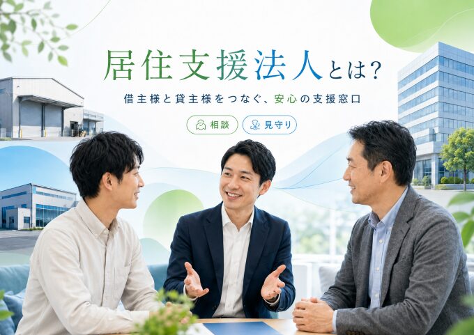 居住支援法人とは?保証人がいない方を支える仕組みです