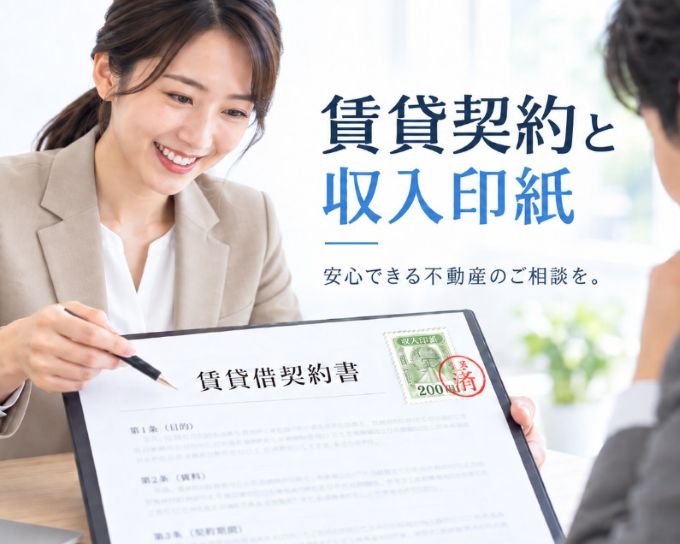 印紙が必要な賃貸契約